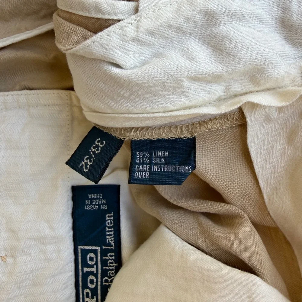 Polo by Ralph Lauren Men’s Light Beige/Tan Dress Pants